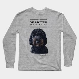 Cockapoo / Doodle Dog Sock Thief Long Sleeve T-Shirt